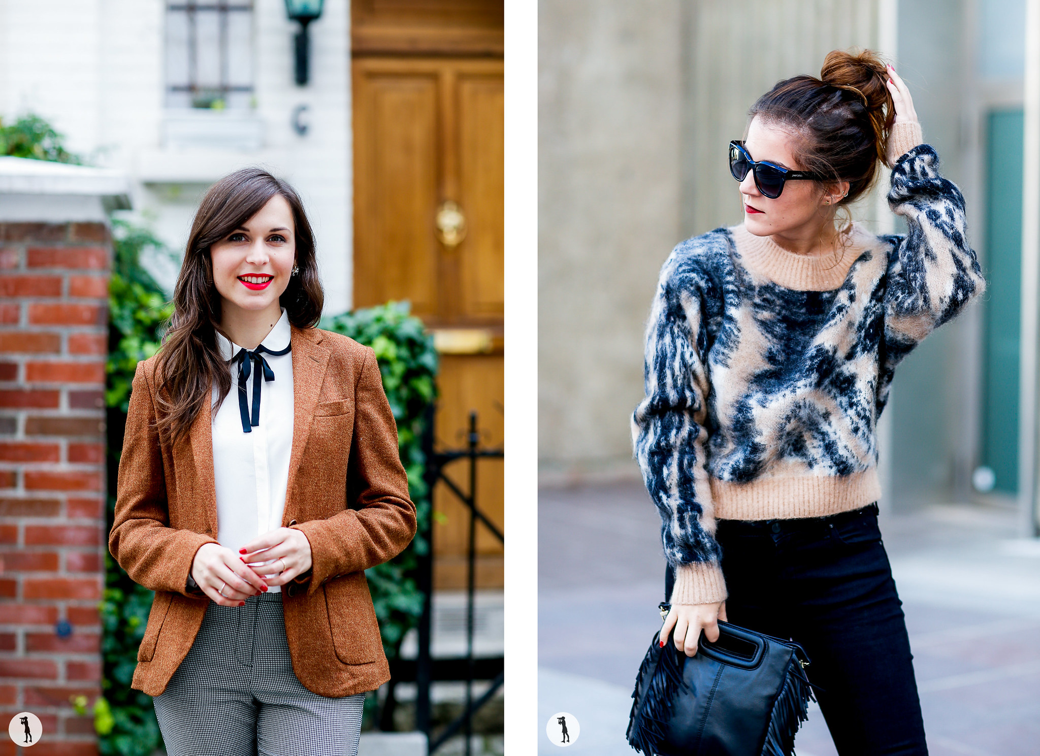 Street style Photo shooting with french bloggers in Paris.
