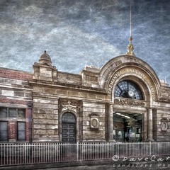 Fremantle Railway Station cooked 3 ways,  no. 2 🌶🍯🍗 . Todays triptych is slightly different to my normal panoramas, I've decided to post one image processed in 3 different ways. . This second image is a dark grungy convers