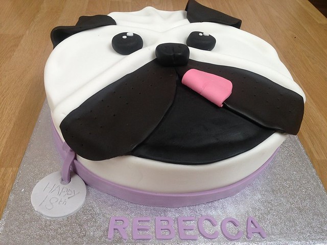 Pug Doggy Cake by Lynda Goodrum of Goodie's Gorgeous Cakes