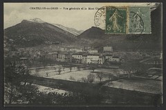 Chatillon-en-Diois - Vue générale et le Mont Glandaz - Photo of Luc-en-Diois