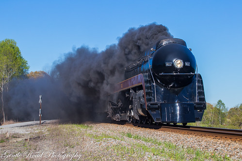 611 norfolk western excursion smoke passenger train north carolina reidsville