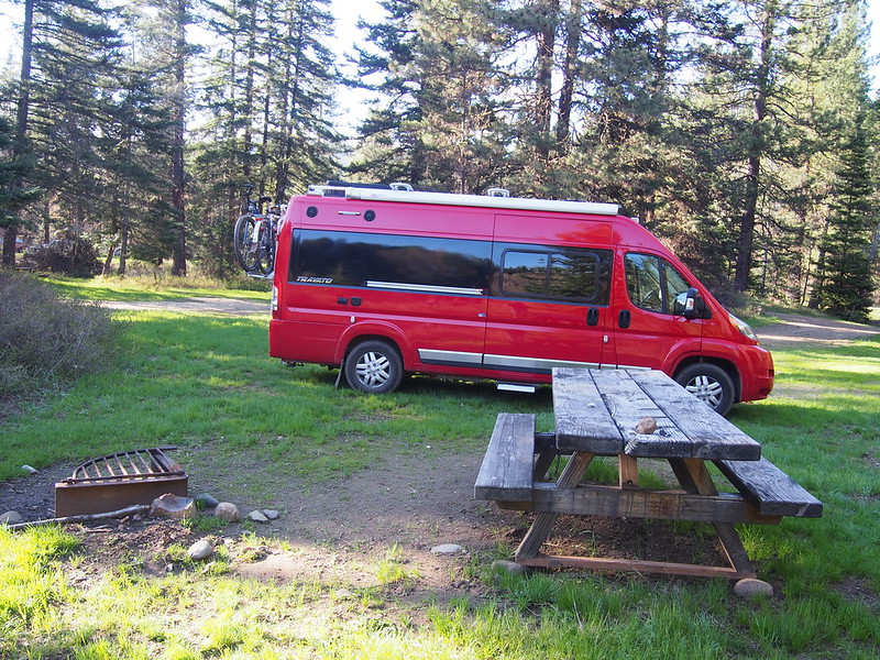 Relocated to the Indian Campground: We liked it so much that we relocated to it for Saturday night.