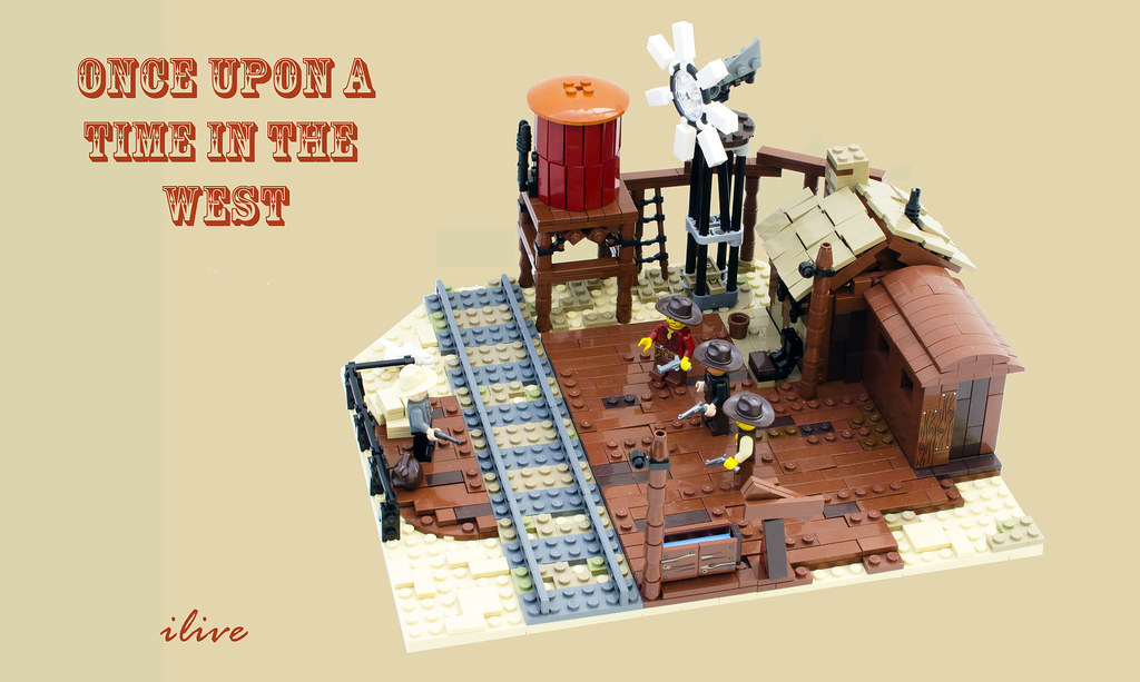 Once Upon a Time in the West (custom built Lego model)