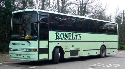 YOR 456 ‘Roselyn Coaches’ Volvo B10M / Jonkheere on ‘Dennis Basfords railsroadsrunways.blogspot.co.uk’