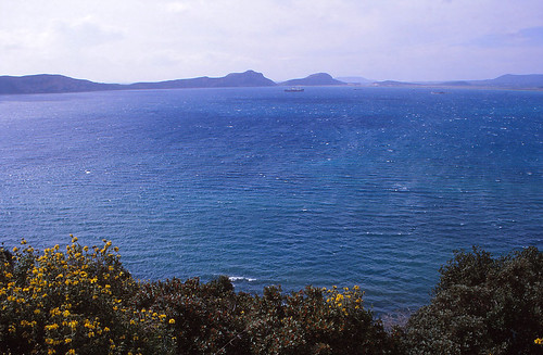 greece bay navarino landscape sea view nature pilos