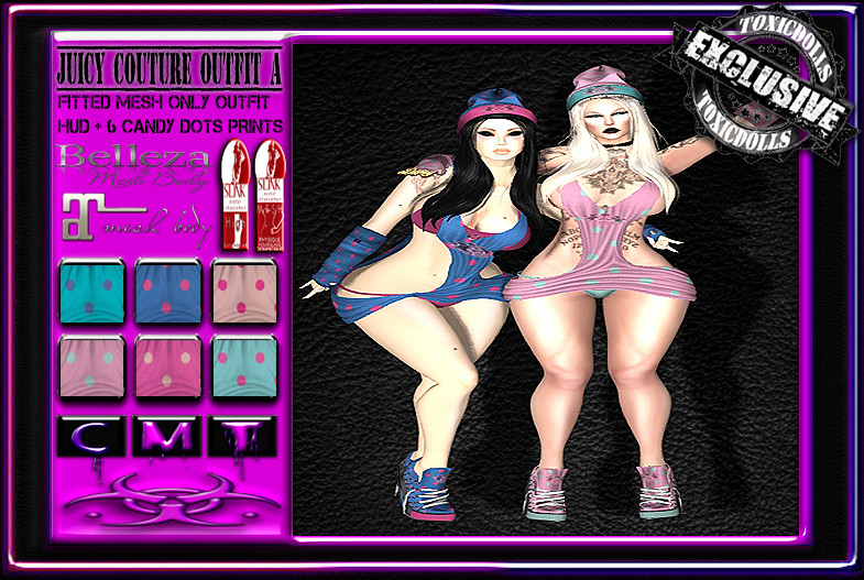 [TD] Juicy Couture OUTFIT A - SecondLifeHub.com