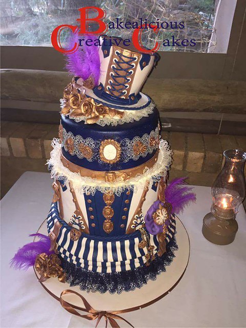 Steampunk Showstopper by Elna Sanderson of Bakealicious Creative Cakes