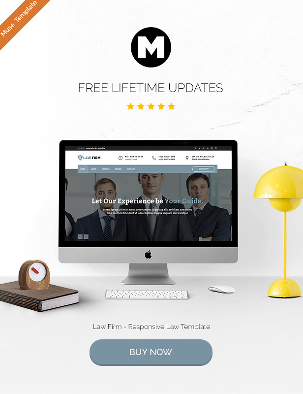 Law Firm Adobe Muse Template - 6
