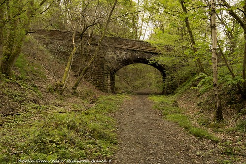 rishworthbranchline ryburnvalley woodland railway abandoned closed scenic outdoors bridge crossing path arch