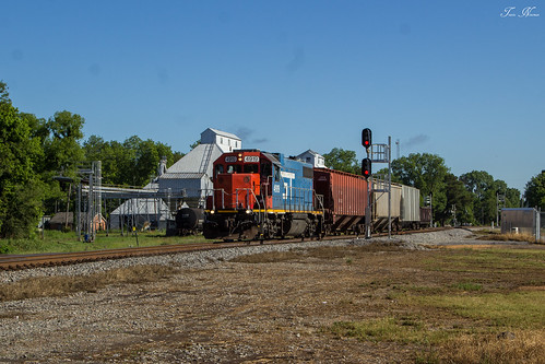canadian national grand trunk western gt cn freight local manifest l536 greenwood turn crenshaw mississippi yazoo subdivision emd gp382