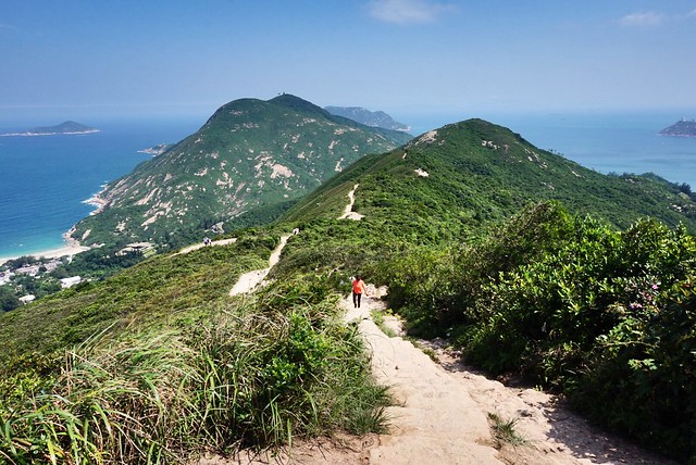 The Dragon's Back hiking trail, Hong Kong.
