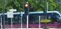 Tram in Dijon - from Boulevard de Strasbourg