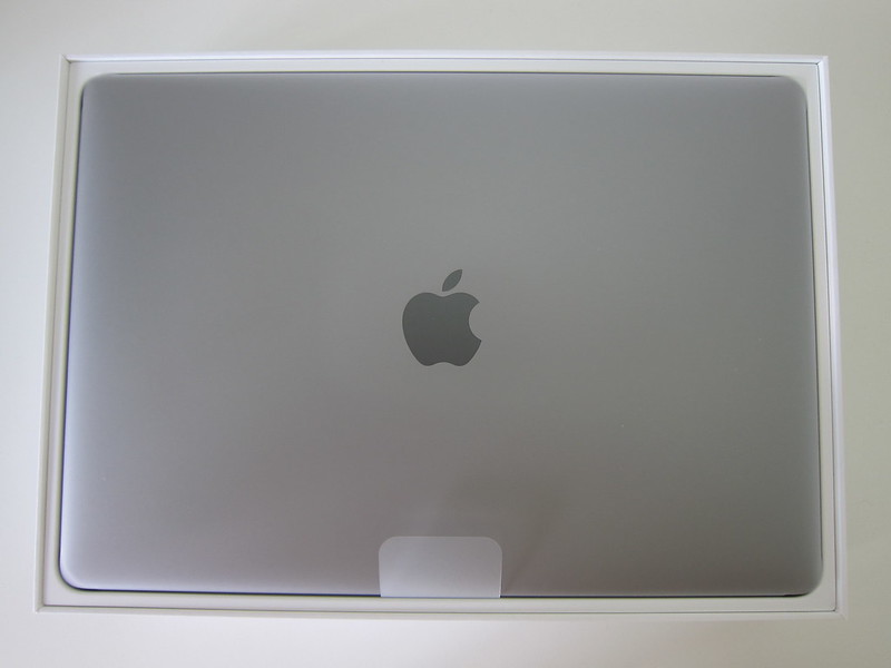 Apple MacBook Pro 13 Inch with Touch Bar and Touch ID (Mid 2017) - Box Open