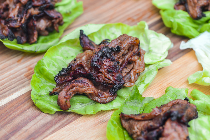 Barbecue Beef Lettuce Wraps