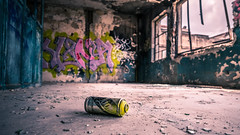 Graffiti in abandoned building - Bucharest, Romania - Travel photography