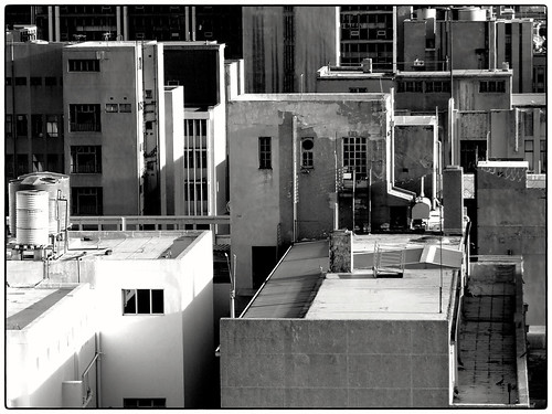 architecture buildings johannesburg innercity bw geometric compressed telephoto contrast