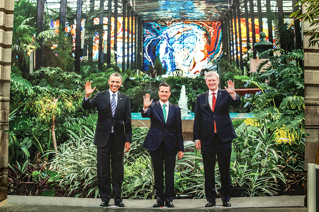 Obama, Nieto and Harper--Toluca