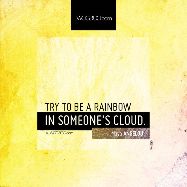 Try to be a rainbow by WOCADO.com