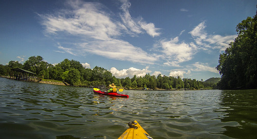 eastatoe estatoecreek kayaking lakekeowee paddling southcarolina sunset unitedstates us