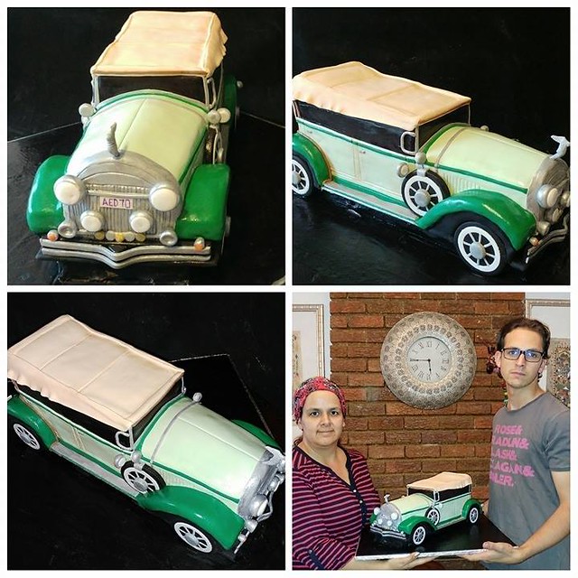 Car Cake by Thailys Freites de Valcárcel of Chaly's Cakes and Delights
