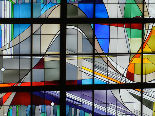 stainedglass window brownsburg indiana catholic church saintmalachy 2017 glass
