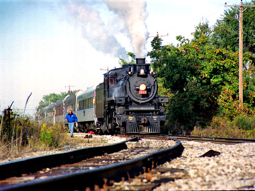 ohiocentral1293 steamlocomotives steamtrains steamexcursions steamtrain excursiontrains tracks railroadtracks