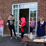 Staff at The Myton Hospices celebrated its 35th birthday with a throwback to the 1980s.