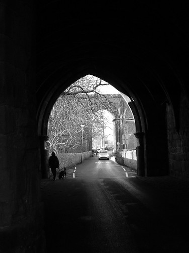 northwestgateway gateway arch road building whalley lancashire england whalleyabbey abbey whalleyviaduct railway viaduct bw
