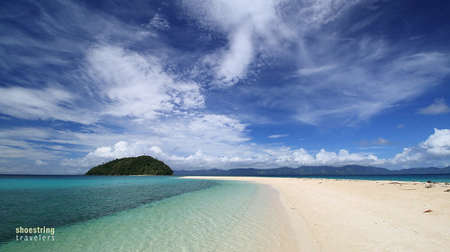 bonbonbeach romblon philippines beach sandbar landscape sea seascape seaside shore water waterscape clouds sky coast outdoor sand ocean