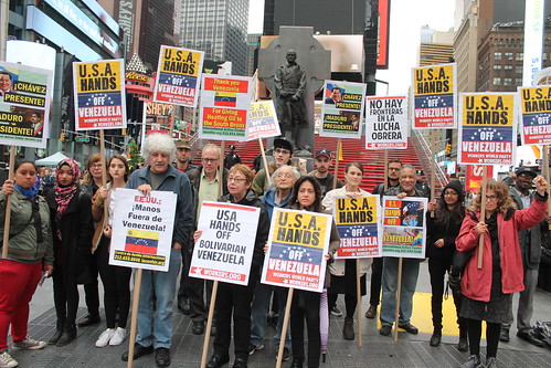 NYC protest condemns US intervention in Venezuela