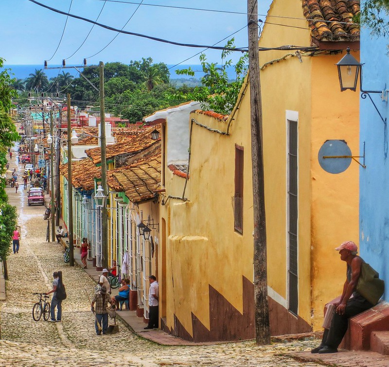 A colourful street in Trinidad, Cuba