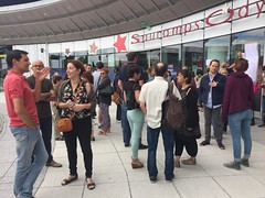 Grève à Sauramps Odyssée