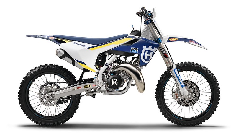 CUSTOM MX GRAPHICS Kit Husqvarna TC FC 125 250 350 450 HSQ Blue 2019