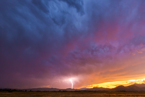sunset lightning storm clouds big sky bigsky helena montana weather dusk summer