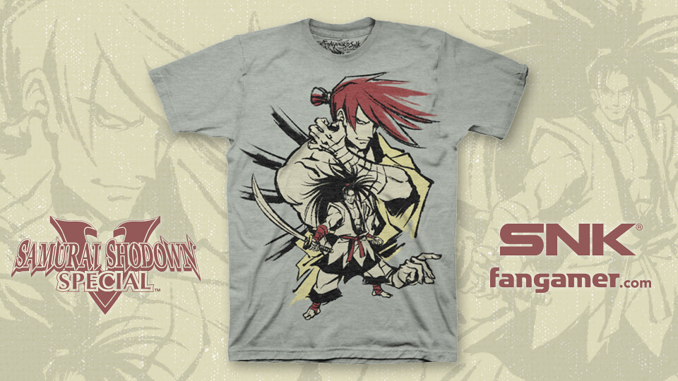 Samurai Shodown V Special Shirt at Fangamer