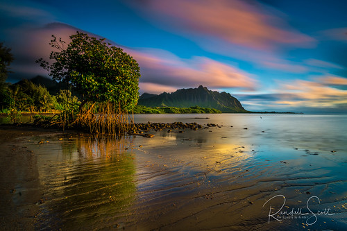 reflection project365 beachphotography beach sunrise hawaii waiahole photographybyrandall