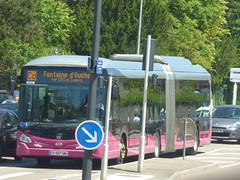 Dijon from Boulevard de Strasbourg - bendybus