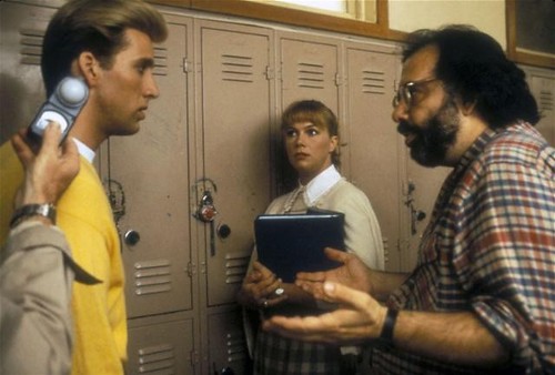 Peggy Sue Got Married - Backstage - Nicolas Cage, Kathleen Turner, Francis Ford Coppola