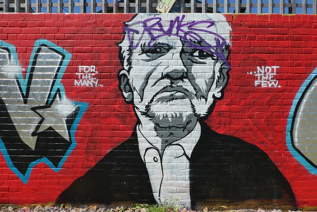 Jeremy Corbyn graffiti