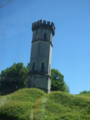 Dijon from the coach - Boulevard de Strasbourg - tower at Square Lejard - Photo of Izier