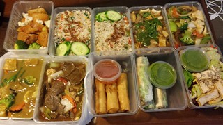 All The Food from Loving Hut Northcote
