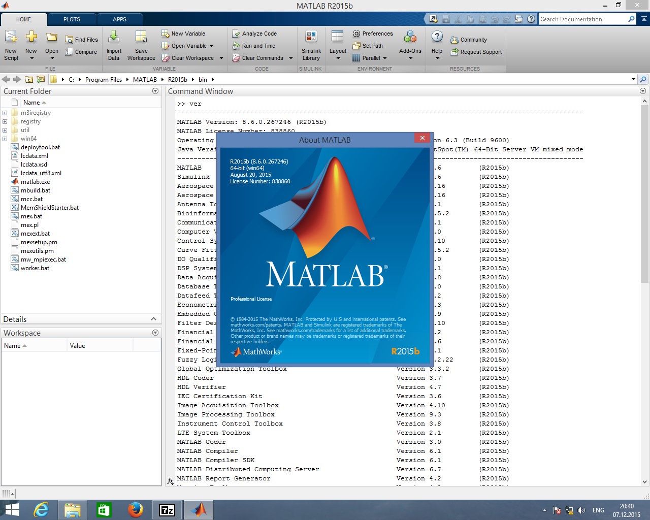 Mathworks Matlab R2015b 32bit 64bit full crack 100%