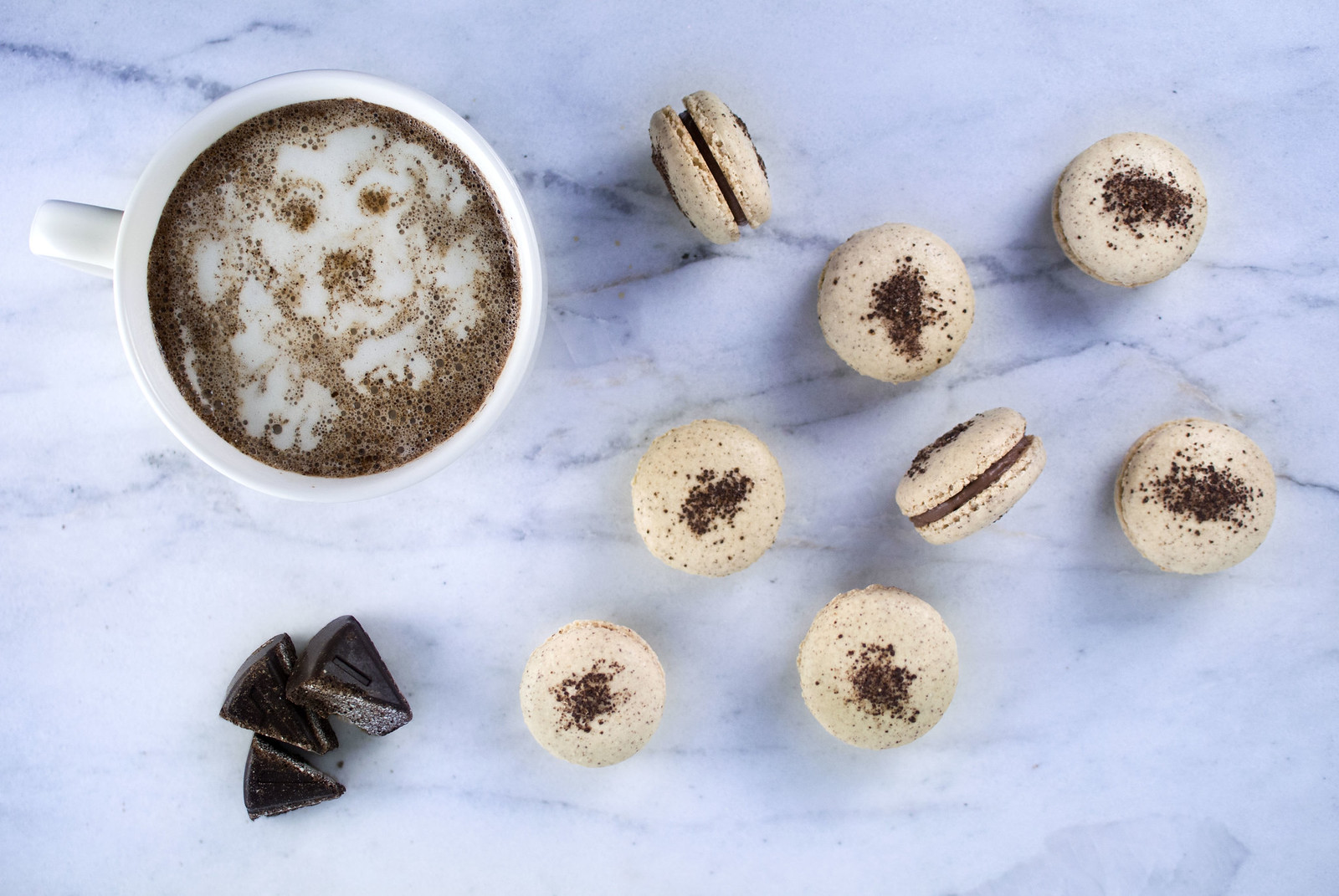 Mexican Hot Chocolate Macarons
