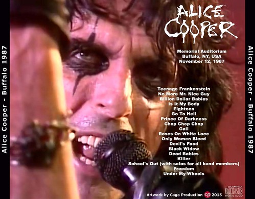 Alice Cooper-Buffalo 1987 back