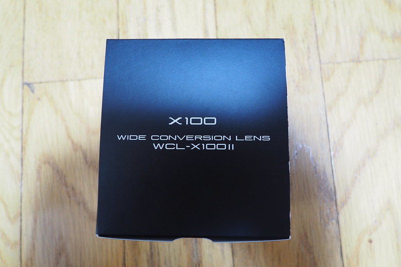 FUJIFILM X100 WIDE CONVERSION LENS WCL-X100Ⅱパッケージロゴ