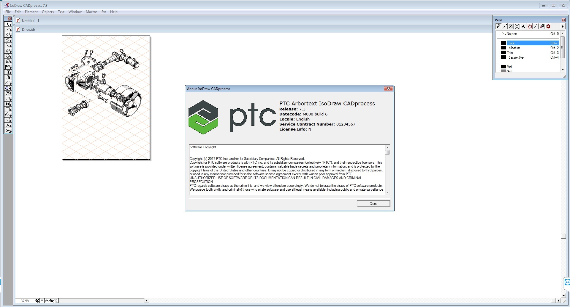 Working with PTC Arbortext IsoDraw 7.3 M080 full