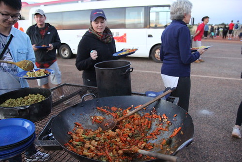 Back of the truck cuisine, on the way to Uluru, Australia