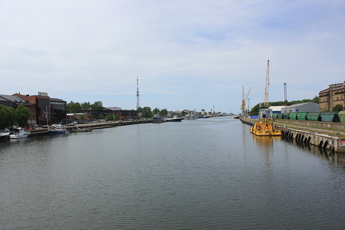 lipawa liepāja liepaja łotwa lotwa latvia kurlandia courland kurzeme kanał kanal woda port canal water harbour harbor