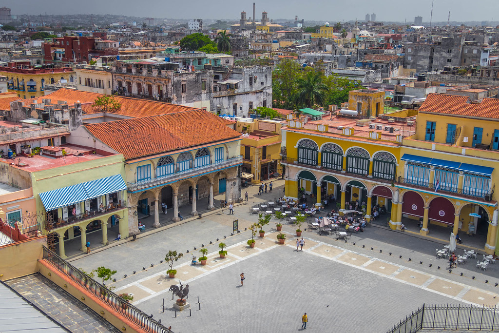 Rooftop view from Camara Oscura to Plaza Vieja