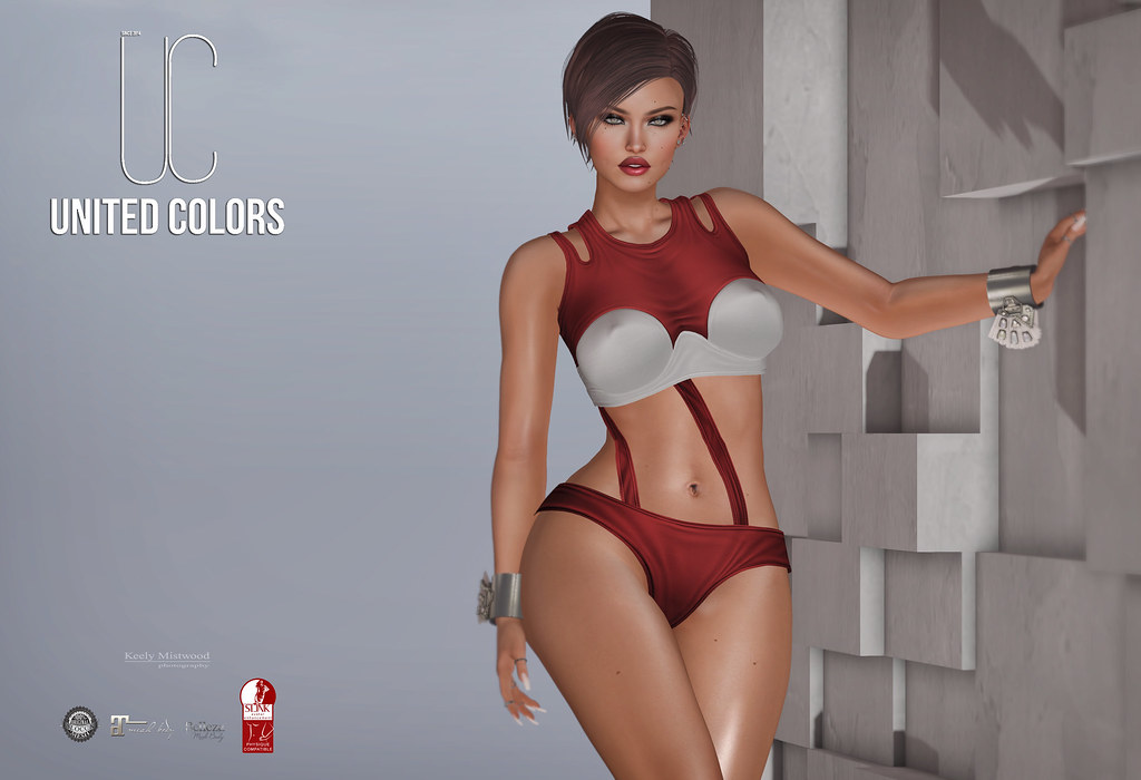 United Colors Tribal Bodysuit available in 11 colors at Mesh Body Addicts Event July 10 - SecondLifeHub.com